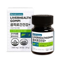 [휴럼] 곰피로간건강+ (800mgx30정) 곰피추출물/밀크씨슬, 30정, 800mg