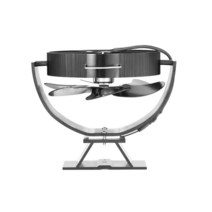 난로 무동력 팬 에코팬 팬히터 각도 조절 6 블레이드 난로 열 분배 스토브 팬 로그, 한개옵션0