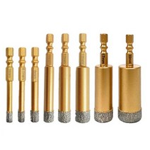 킹 KING 다이아몬드 육각융착 코어비트 타일 대리석 유리 천공 워디툴, 10mm