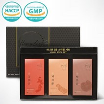 양봉농협 [양봉농협]허니젠 3종 스틱 꿀세트(홍삼꿀10입+계피꿀 10입+밤꽃꿀 10입), 익일출고