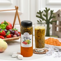 농부가 직접 만든 수제 패션후르츠청 1kg (에이드/주스/우유/빙수 만들기), 1개