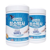 유한 크린텍 마법의 청소박사 원통형 150매x2개 세트 청소용품, 1통