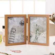 양면 2단 접이식 사진액자 (4x6) 탁상액자 포토액자