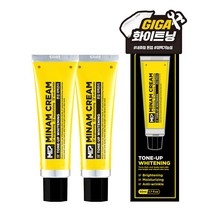 미프 미남 톤업 화이트닝 크림 50ml, 혼합색상, 2개
