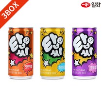 탑씨 190mL 오렌지30캔+파인30캔+포도30캔/ 총 90캔, 1세트