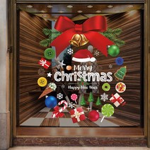 파티앤미다스 크리스마스 윈도우스티커 모음, 크리스마스 윈도우 스티커 XW-212