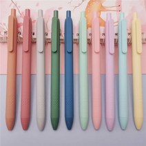여기슈 마카롱 검정볼펜 사무용품 학용품 예쁜 판촉볼펜 KK268 당일발송, 모란디_핑크