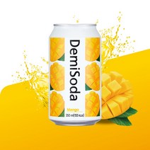 데미소다 망고 350ml 24 뚱캔(완박스) 탄산음료, 3세트