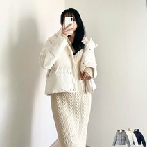 덩크 / 덕다운숏패딩 크롭패딩