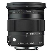 시그마 소니 알파 카메라용 884205 f2.8-4 컨템포러리 dc 매크로 os hsm 17-70mm 고정 렌즈 병렬 입력 제품