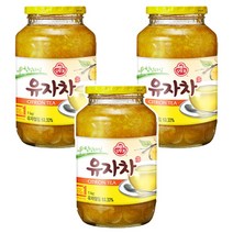 오뚜기 유자차 1kg, 1000g, 3개
