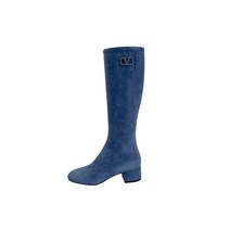 발렌티노(VALENTINO) [발렌티노] 스웨이드 롱부츠/블루/TW2S0V35 MBX 988