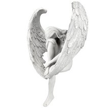 조각 장식 구속 천사 패션 쥬얼리 조상 종교 정원 홈 인테리어, 15x13x8cm, 1피스 Angel