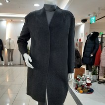 트리아나 캐시미어혼방 노카라기본코트TE4HA05