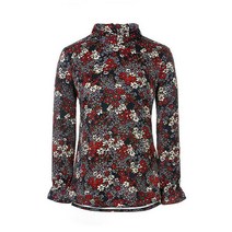 지센여성 플라워 프린트 반넥 블라우스 LFTSJB07_NA