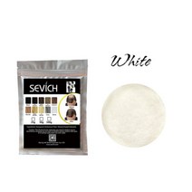 탈모치료 헬멧 레이저 세비치 뷰티 탈모 치료 컨실러 헤어 파이버 케라틴 헤어 빌딩 파이버 스타일링 파우더 리필 25g 10colors, 하얀색