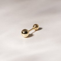 쥬넬 14K피어싱 트라거스 연골 골드 볼 피어싱(5 Size)