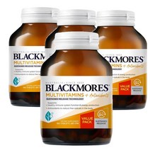 뉴질랜드 블랙모어스 Blackmores Multi + 서스테인드 릴렉스 멀티비타민 + 안티옥시던트 180정, 4팩