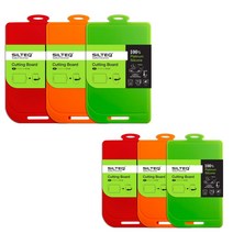 실텍 국산 무독성 플래티늄 실리콘 도마 2종 세트, 대(레드), 대(레드)