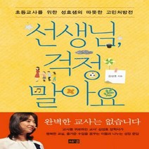 (해V)선생님걱정 말아요 : 초등교사를 위한 성효샘의 따뜻한 고민처방전