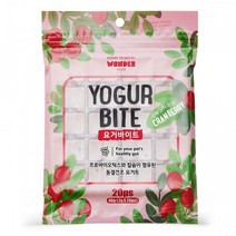 원더푸드 동결건조 요거바이트 크랜베리 40g