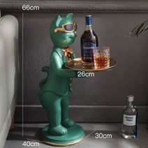 조형물 장식 카페 마당 인테리어 호텔 66cm 북유럽 크리에이티브 랜딩 고양이 동상 대형 홈 거실 서재 랙 입상 축복 선물, A