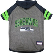 NFL Seattle Seahawks Hoodie for Dogs Cats. | NFL Football Licensed Dog Hoody Tee Shirt Medium| Spo, 1