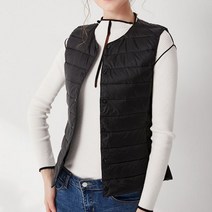 단톤조끼 무스탕 여자 뽀글이 경량 홈쇼핑 패딩 조끼 니트 키작녀 데이트룩 따땃 빅사이즈 아우터