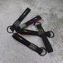 BELUCAR 디올뉴니로 스마트키 키링 스웨이드 버클 국가 국기 삼선 열쇠 고리 전화번호 각인 주문 제작 키홀더 차량 악세사리 튜닝 몰딩 용품 전용, 기본타입