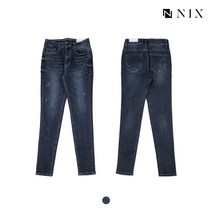 [NIX]여) 워싱 부분밴딩 온부 스키니진(FNNFDDK520M)