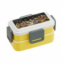 [주방욕실] 일본 미니언즈3 돔형 2단 도시락(사면결착) [W26D0FB], 본상품선택