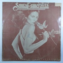 (중고LP 물세척)(빈티지 인테리어용) SANTA ESMERALDA/ 자켓 닳음 얼룩 있음 파손은 수선함/ 음반 재생 가능 하나 튐 현상 잡음 있음