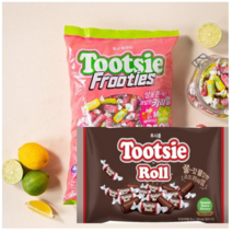 투시롤 카라멜 후르티믹스 초코카라멜 1350g (약450입) 대용량 3가지맛 초코/딸기/레몬라임