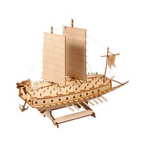 퍼즐피플 3D 영공방 배/비행기/자동차 입체퍼즐모형, 3D목재 거북선 주니어 시리즈, 1Ea
