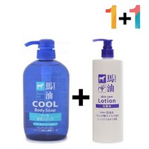 쿨 바디워시 가드름 클렌징 미끌거림없는 율무 스킨72394EA, 쿨바디워시(파랑) 1개_아하바하토너 1개, 본상품선택