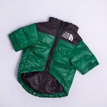 개 옷 겨울 다운 두 소매 두껍고 따뜻한 럭셔리 슈나우저 프랑스 불독 퍼그 야외 단색 코트, 05 2XL, [01] Green
