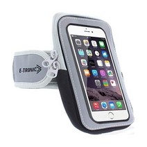 E Tronic Edge 실행을 위한 범용 전화기 홀더 암밴드 슬리브 운동 기어 암 파우치 케이스 가방 호환 애플 아이폰7 7S 8S Plus X XS XR MAX 11 갤럭시 노, Gray, Plus Sized Phones