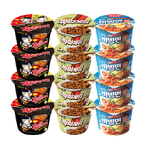 큰컵라면세트 비빔면큰컵4+불닭볶음면큰컵4+짜파게티큰컵4, 1세트