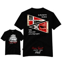 간쓰리 M~3XL 요트마스터 반팔티 블랙