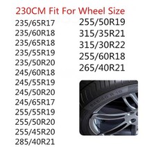 스파이더체인 우레탄체인 스노우 타이어 스노체인 자동차 유니버설 스틸 트럭 자동차 바퀴, 2x230cm