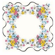 (C)영화) 빅사이즈 등산용 손수건(II), 리본꽃-아이보리