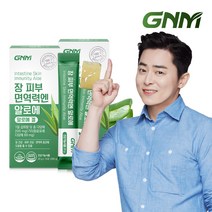 GNM 장 피부 면역력엔 알로에 15포 x 2박스(총 30포)/먹는알로에겔 이뮨 젤리스틱, 2) 장 피부 면역력엔 알로에 4박스