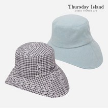 써스데이아일랜드 여성 로고 스티치 포인트 햇 T212MCP134W P334987439