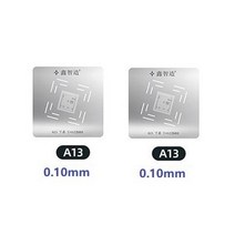 8in1 MasterXu XZZ XinZhiZao T8 A15 A14 A13 A12 A11 A10 A9 A8 CPU BGA Reballing 스텐실 자석 키트 for, 08 A13 Stencil 2Pcs