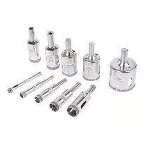 다이아 유리 타일 대리석 타공 구멍 홀쏘 세트 10pcs