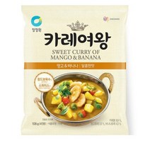 청정원 카레여왕 분말 망고 앤 바나나, 70g, 2개