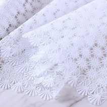 일본 수입레이스 식탁보 매트 가구덮개 커버 (L-501), 폭50cm×길이120cm(1개)