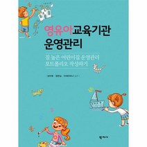 영유아교육기관 운영관리 질높은어린이집운영관리포트폴리오작성하기, 상품명