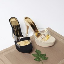 여성 가보시뮬 킬힐 슬리퍼(13.5cm)