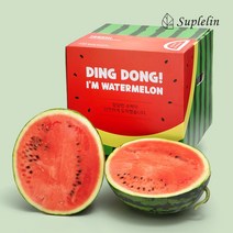 [수플린] 달콤 시원한 고당도 수박 4-5kg (12brix이상), 단품